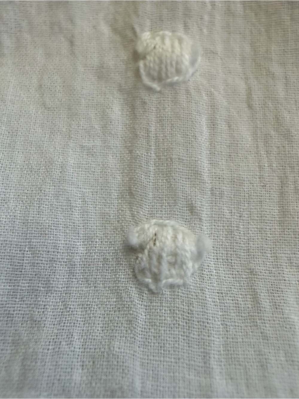 Studio West White Cotton Maxi Skirt M Eyelet Embroidery Lace Boho - Picture 10 of 12